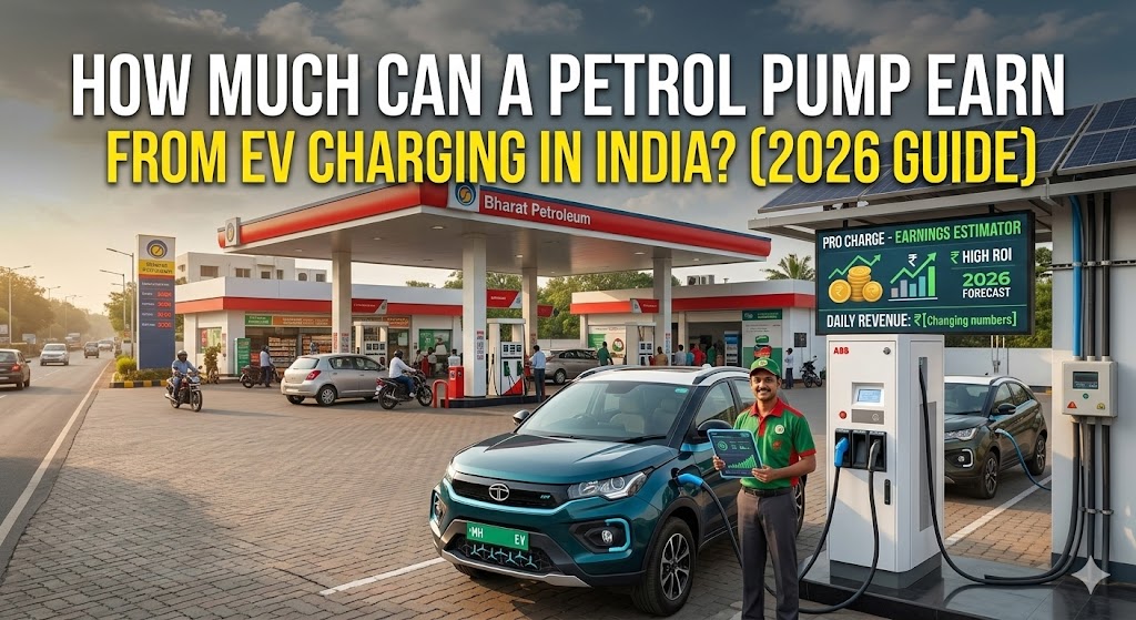 How Much Can a Petrol Pump Earn from EV Charging in India? (2026 Guide)
