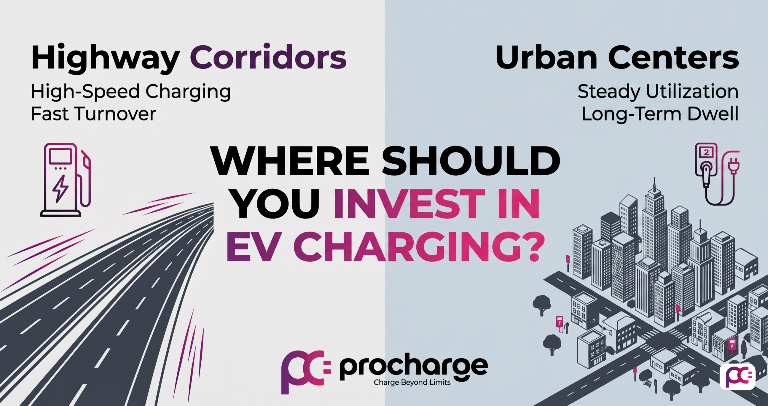 Highway Corridors vs. Urban Centers: Where Should You Invest in EV Charging?