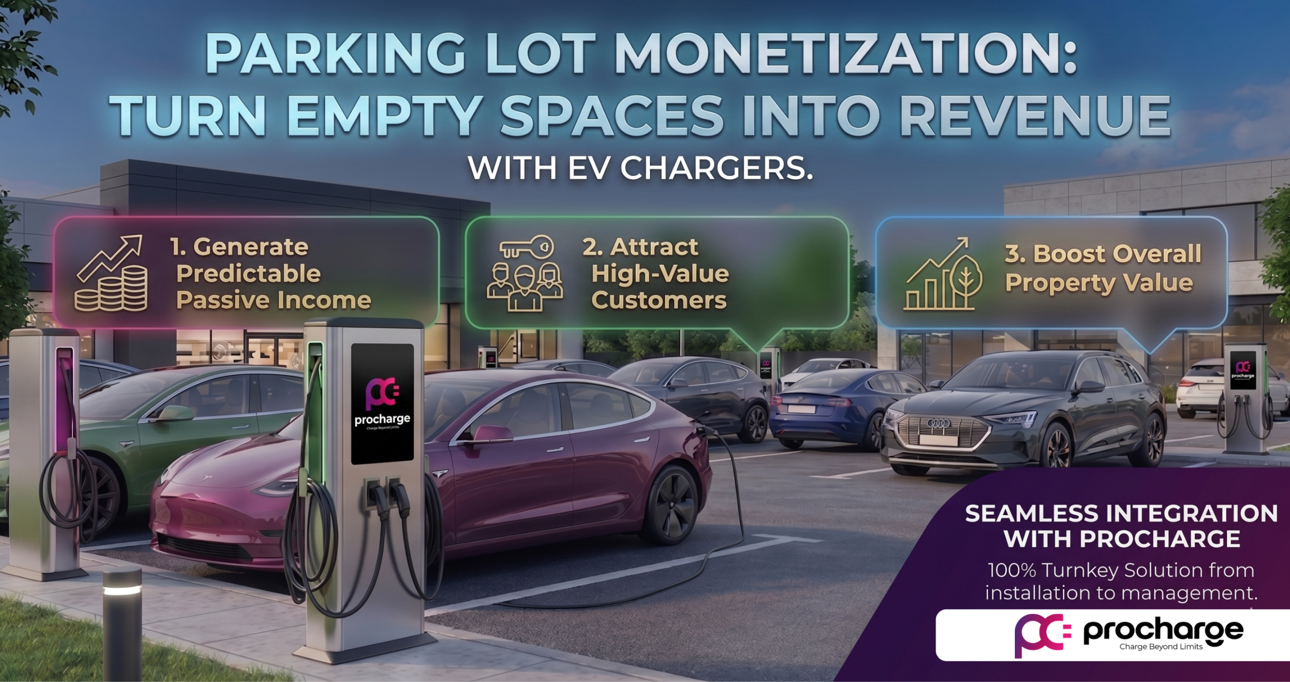 Parking Lot Monetization: Turning Empty Spaces into Revenue with EV Chargers