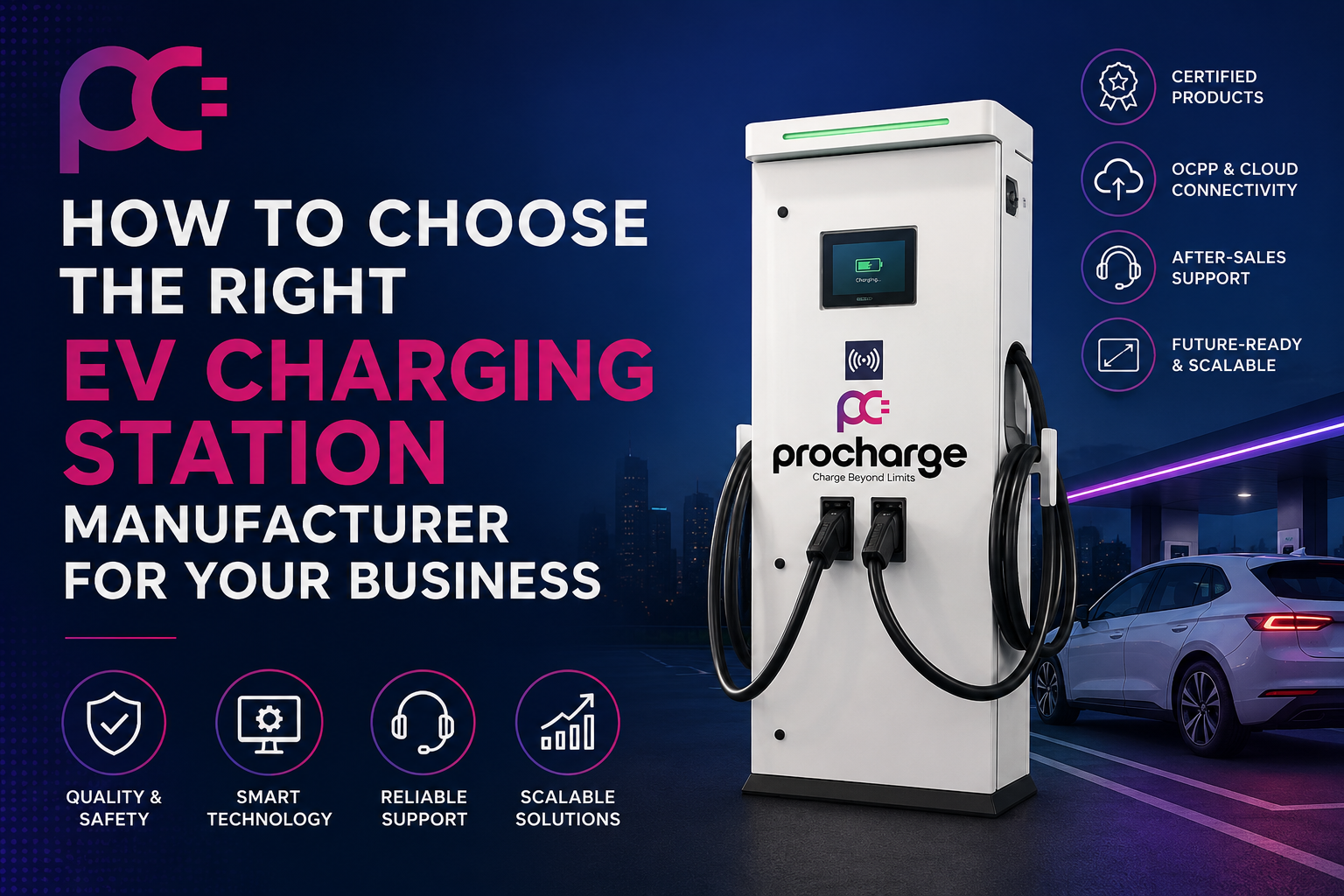 How to Choose the Right EV Charging Station Manufacturer for Your Business